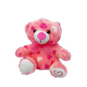 MTY International Co LTD Pink hearts Teddy Bear plush Stuffed 6" 2020 Valentines